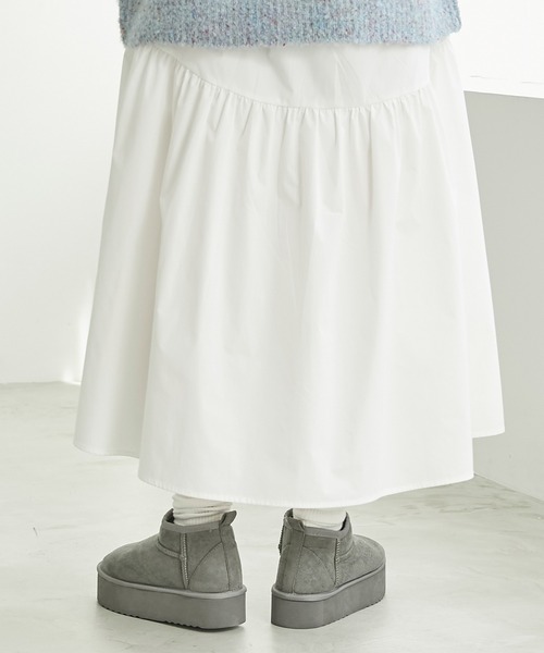 「Chaco closet」 ショートブーツ L グレー レディース_画像7