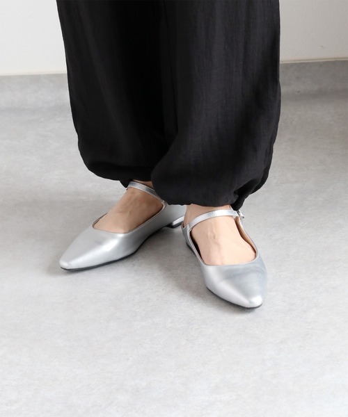 cepo（セポ） パンプス ストラップミュールフラットパンプス 