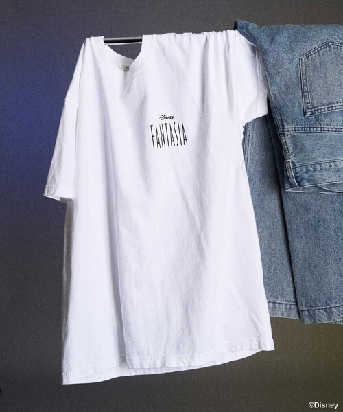 tシャツ 「DISNEY FANTASIA」 9ボックスバックプリント Tシャツ//ディズニー/ファンタジア/ミッキーマウス レディース FREAK'S STORE tシャツ 「DISNEY FANTASIA」 9ボックスバック