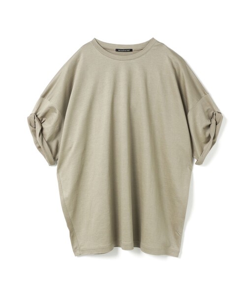 mizuiroind（ミズイロインド） tシャツ ロールアップスリーブワイドT