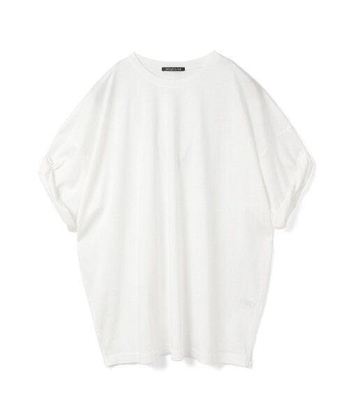 tシャツ mizuiro ind ロールアップスリーブワイドT レディース mizuiroind tシャツ mizuiro ind ロールアップスリーブワイドT