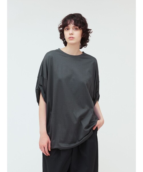 mizuiroind（ミズイロインド） tシャツ ロールアップスリーブワイドT