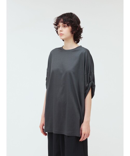 mizuiroind（ミズイロインド） tシャツ ロールアップスリーブワイドT