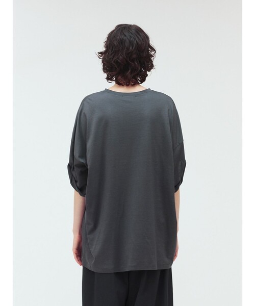 mizuiroind（ミズイロインド） tシャツ ロールアップスリーブワイドT