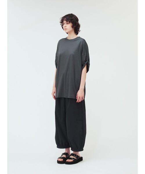 mizuiroind（ミズイロインド） tシャツ ロールアップスリーブワイドT