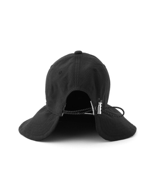 JUN&ROPE UV ハット ブラック JUN&ROPE' 帽子 ハット 「UV」セミワイドハット レディース