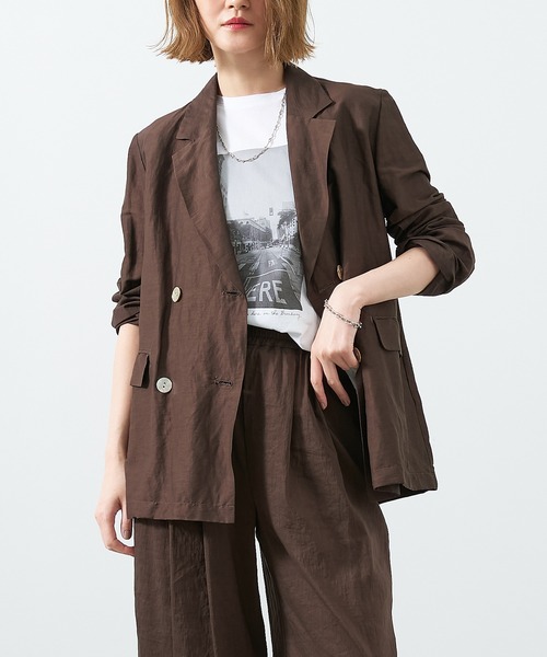 MICA&DEAL tシャツ フォトプリントT-shirt-city レディース