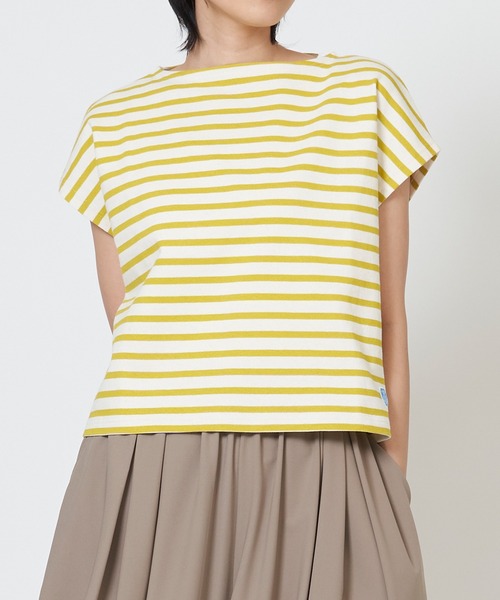 tシャツ ORCIVAL/オーシバル　フレンチスリーブボートネックプルオーバー　ボーダー　FRENCH SLEEVE BOATNECK P.O. BO 楽天市場】【PRE SALE 30%OFF】ORCIVAL [オーチバル・オーシバル