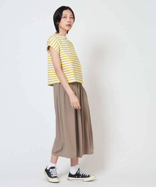 tシャツ ORCIVAL/オーシバル　フレンチスリーブボートネックプルオーバー　ソリッド　FRENCH SLEEVE BOATNECK P.O. SO ORCIVAL tシャツ ORCIVAL/オーシバル フレンチスリーブボート