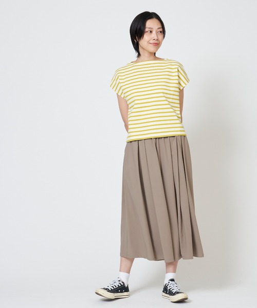 ORCIVAL tシャツ FRENCH SLEEVE BOAT NECK P.O. フレンチ