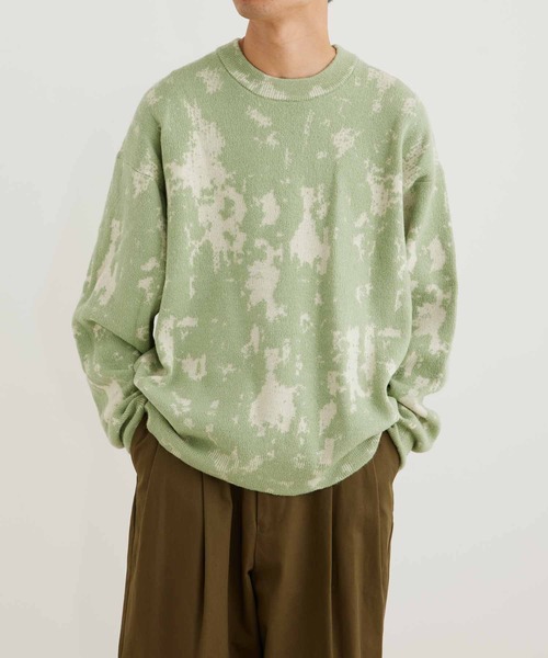 アダムエロペ モヘアライクニット ライトグリーン セール】【ドラマ着用】モヘヤプルオーバー（ニット/セーター）｜ADAM