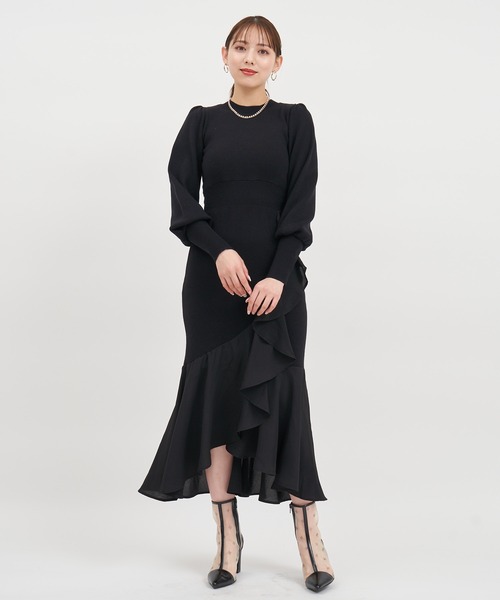 「ROYAL PARTY」 ニットワンピース FREE ピンク レディース_画像9