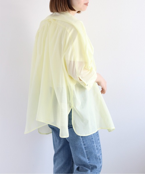 cepo（セポ） ブラウス シャツ 100/-コットン バンドカラードルマン