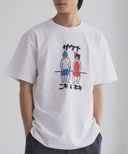 tシャツ サウナニキオーバーサイズプリントTシャツ / サウナニキ