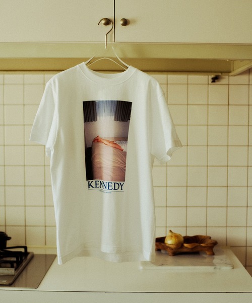tシャツ 「KENNEDY MAGAZINE for ADAM ET ROPE'」別注T-SHIRT レディース