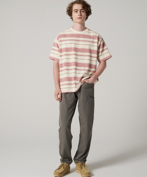 Eddie Bauer tシャツ マルチボーダー 半袖 Tシャツ メンズ