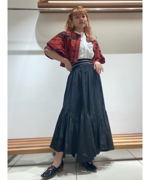 【FURFUR】ファーファー フレアスカート ブルー FURFUR 「FURFUR」 フレアスカート ONE SIZE ブルー レディース