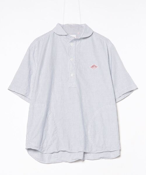 ★最終価格★DANTON 半袖シャツ サイズ34 青 Danton 「DANTON」 半袖シャツ 34 ブルー系その他 レディース