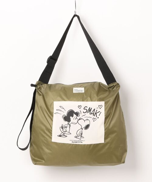 SNOOPY スヌーピー　エナメル　ショルダーバッグ　レトロ　ジャンク品　レア ランナー RUNNER スヌーピー スクエアショルダーバッグ