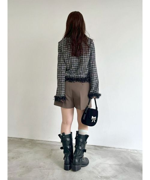 LILY BROWN ブーツ 3バックルミドルブーツ レディース