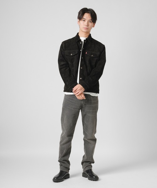 み*ゃ様 LEVI'S LEATHER HIGHLAND SUEDE JACKE Levi's（リーバイス） デニムジャケット gジャン LEVI'S(R) LEATHER