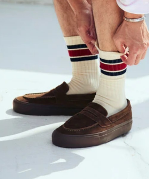 STANCLAN（スタンクラン） スリッポン 「STANCLAN」PENNY Suede Brown