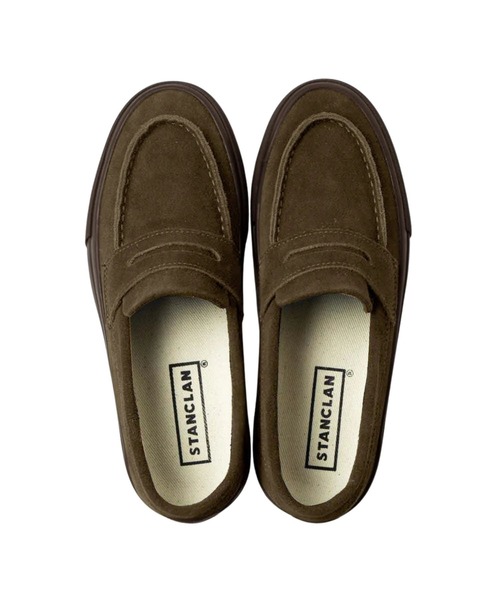 STANCLAN（スタンクラン） スリッポン 「STANCLAN」PENNY Suede Brown