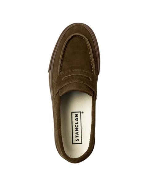 STANCLAN（スタンクラン） スリッポン 「STANCLAN」PENNY Suede Brown