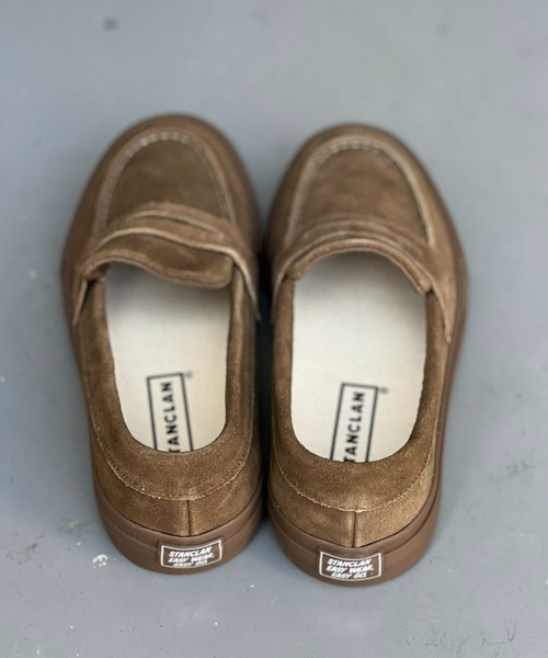 STANCLAN（スタンクラン） スリッポン 「STANCLAN」PENNY Suede Brown