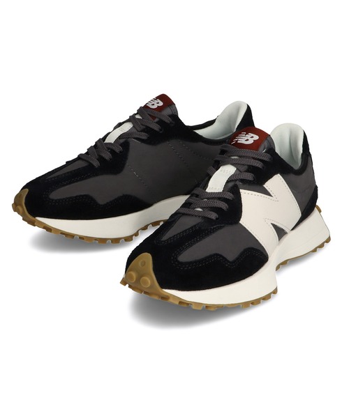 「New Balance」 ローカットスニーカー 24.5cm ブラック レディース