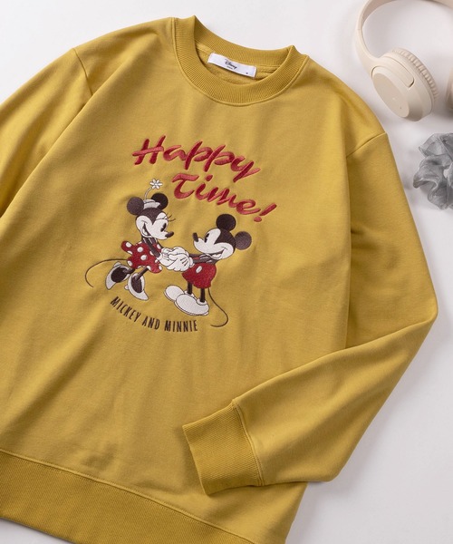 Disney（ディズニー） トレーナー スウェット 裏起毛 「71」「Disney