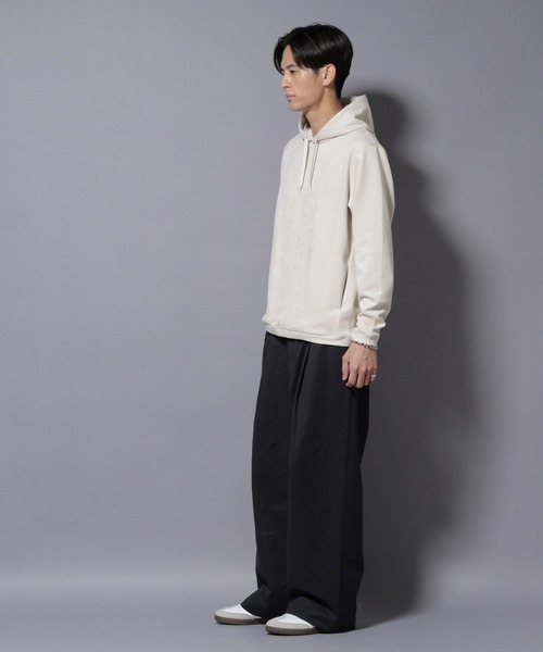 NANO universe（ナノ・ユニバース） パーカー フェイクスエード