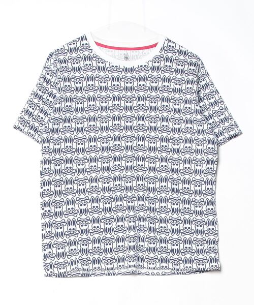 Psycho Bunny（サイコバニー） 半袖Tシャツ MEDIUM ネイビー メンズ