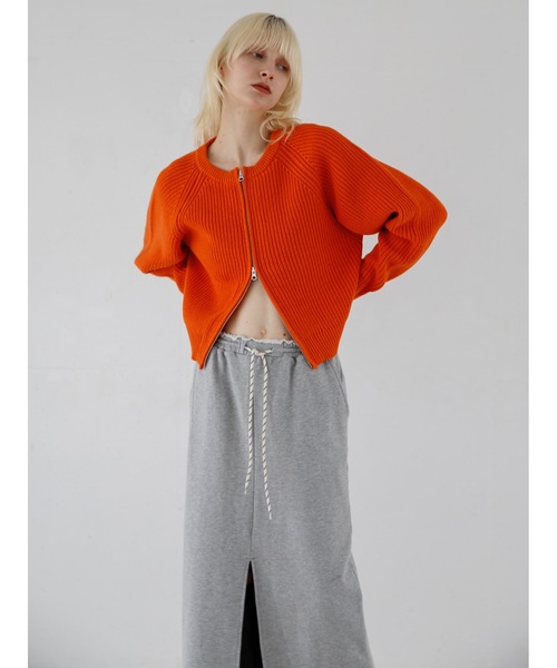 KATRIN TOKYO カーディガン Katrin TOKYO カーディガン zip knit cardigan レディース : ZOZOTOWN