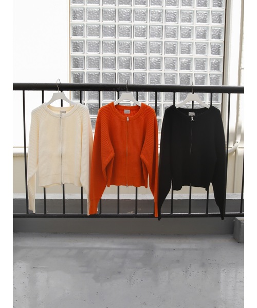 Katrin TOKYO カーディガン zip knit cardigan レディース : ZOZOTOWN