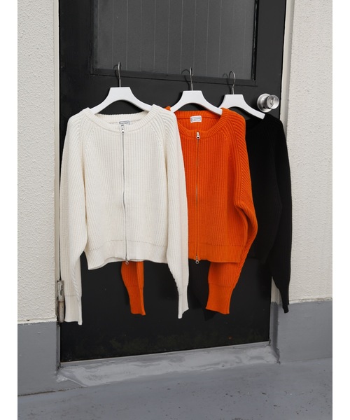 Katrin TOKYO カーディガン zip knit cardigan レディース : ZOZOTOWN