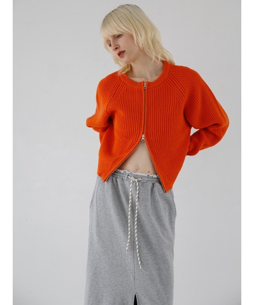 Katrin TOKYO カーディガン zip knit cardigan レディース : ZOZOTOWN