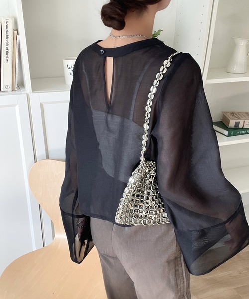 「classicalelf」 長袖ブラウス SMALL ベージュ レディース_画像9