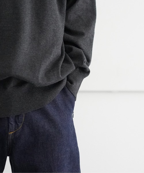 crepuscule（クレプスキュール） 長袖ニット 2 ブルー メンズ