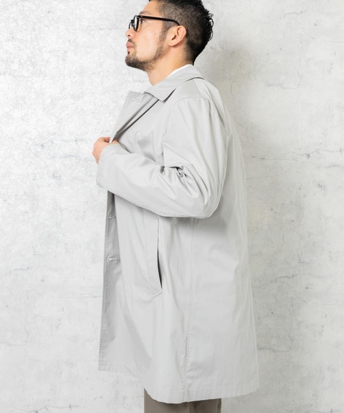 「URBAN RESEARCH ROSSO MEN」 ステンカラーコート SMALL ネイビー メンズ_画像5