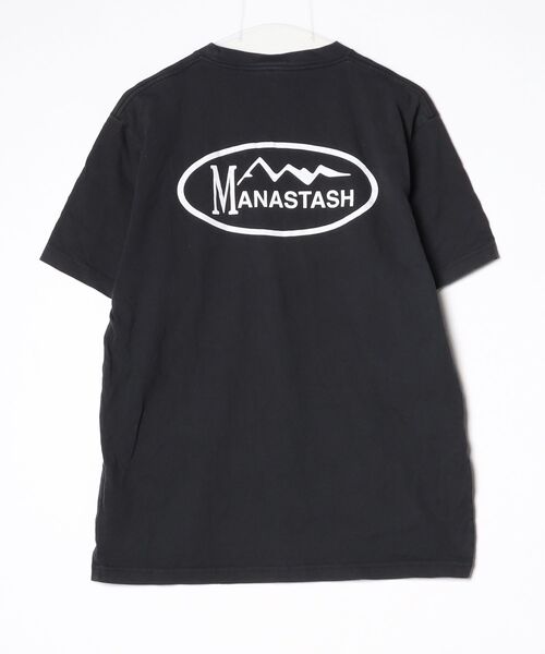 「MANASTASH」 半袖Tシャツ L ブラック メンズ_画像2