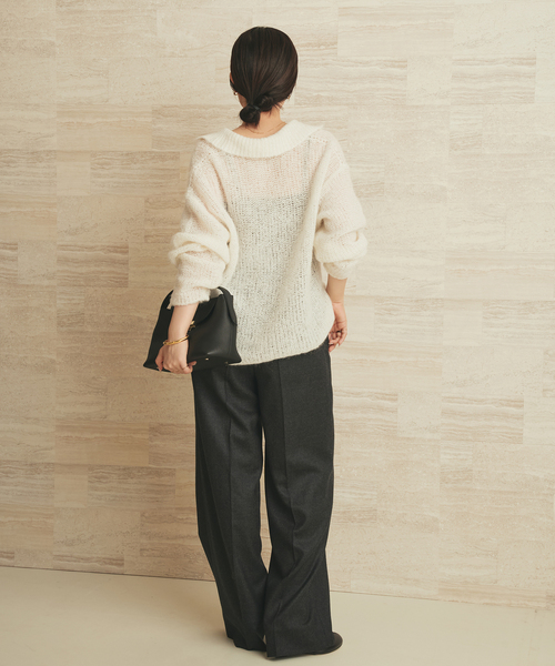 plage（プラージュ） スラックス パンツ Elegant Saxony パンツ