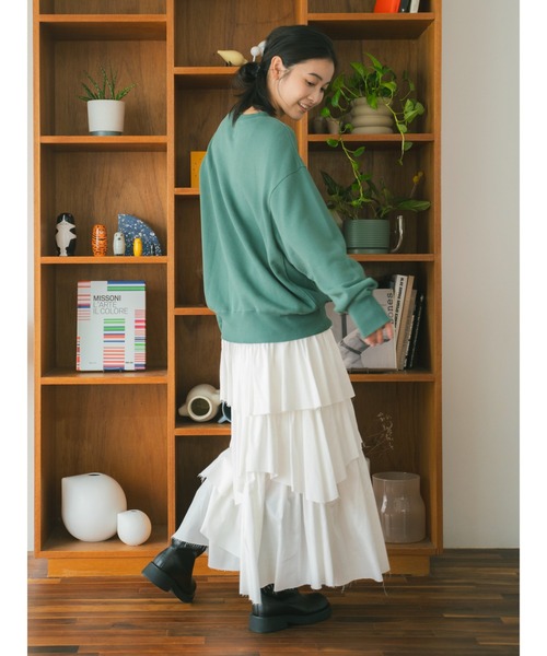 Ungrid（アングリッド） スカート カットオフデザインラッフルスカート