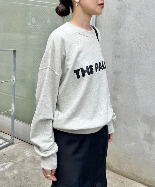 「THE PAUSE」 スウェットカットソー FREE ブラック レディース_画像4