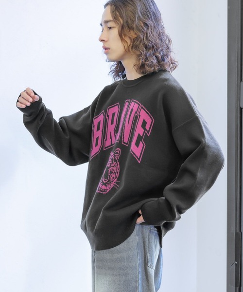 「PBLIM」 長袖ニット FREE ブルー レディース_画像2