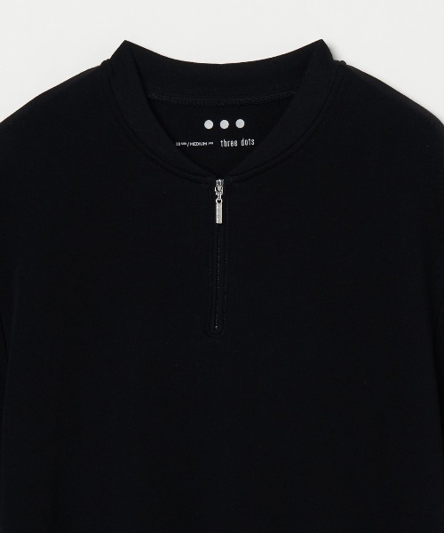 「three dots」 半袖Tシャツ MEDIUM アイボリー メンズ_画像3