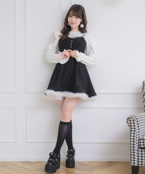 ROJITA（ロジータ） シューズ クロスベルトリボン厚底シューズ 