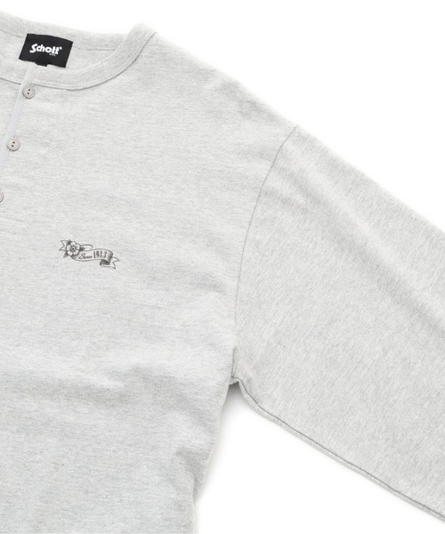 Schott N.Y.C（ショット） tシャツ Schott/ショット/SHAKEHAND HENLEY