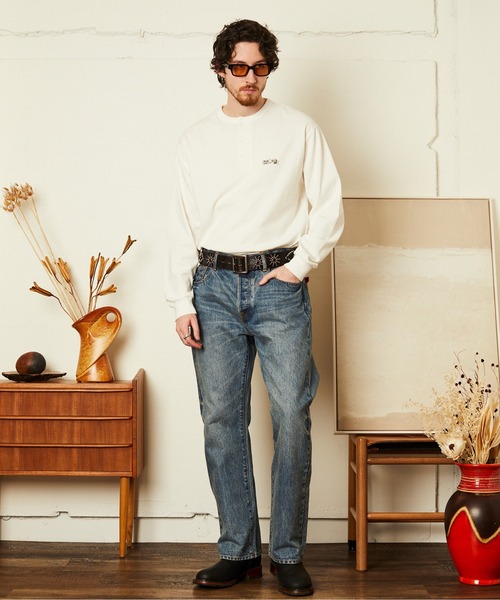 Schott N.Y.C（ショット） tシャツ Schott/ショット/SHAKEHAND HENLEY