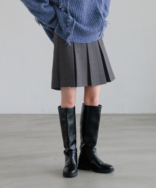 LOWRYS FARM（ローリーズファーム） スカート チェックプリーツミニ